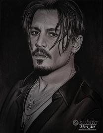 Ritratto Jonny Depp 24x33