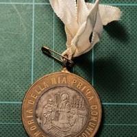 Antica medaglia LA MIA PRIMA COMUNIONE