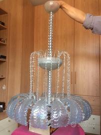 Lampadario in vetro di Murano