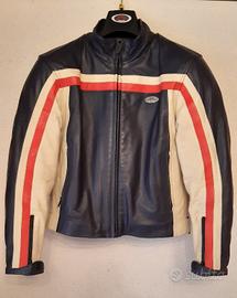 Giacca pelle moto m-tech lady tg.44