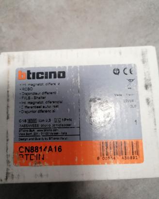Magneto-termico differenziale 16A 