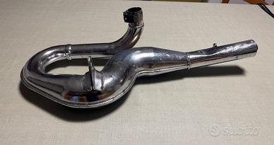 Marmitta pinasco cromata vespa PX