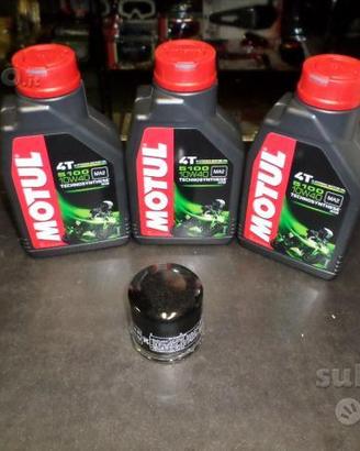 Kit tagliando 3 lt. motul 5100 + filtro olio