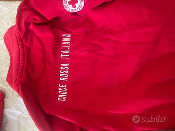 Felpa croce rossa italiana