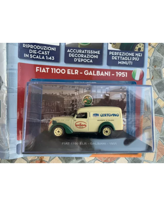 Fiat 1100 elr galbani 1951 eaglemoss n°1 1:43