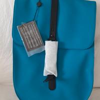 BORSA/ZAINO FIAT 500 in Pelle Vegana colore blu