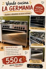 forno elettrico e fornello a gas misure 90x60