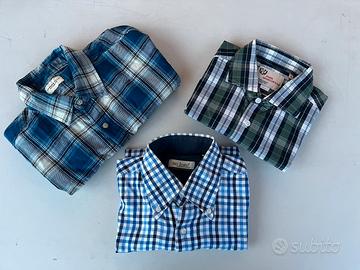 Set di 3 camicie a quadri, taglia M