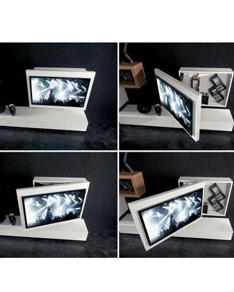 Porta TV sospeso contenitore Rack Diotti (Fimar)