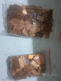 lotto piastrine rame modellismo navale 
