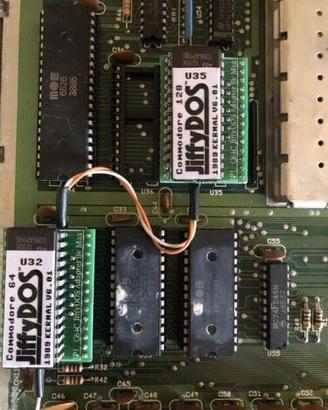 N.2 jiffydos dual kernal per commodore 128 - c128