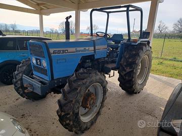 Trattore landini 68/30 con carrello ribaltabile