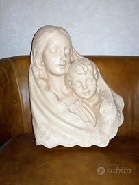 Scultura madonna con bambino
