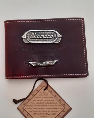 Portafoglio in cuoio marca Chamaco