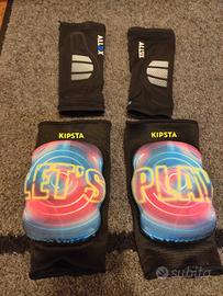 Ginocchiere e tubolari per pallavolo