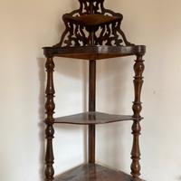 Angoliera legno anni 50