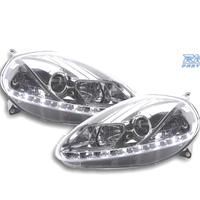 FARI PER FIAT GRANDE PUNTO 09- LUCE DIURNA A LED