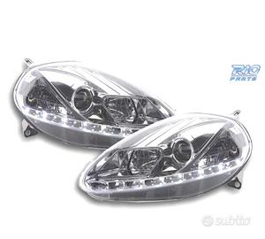 FARI PER FIAT GRANDE PUNTO 09- LUCE DIURNA A LED