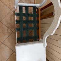 poltroncina in legno 