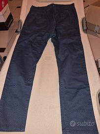 Pantaloni Chino / Casual Blu Notte taglia 48