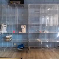 Libreria plexiglass vintage