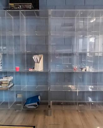 Libreria plexiglass vintage