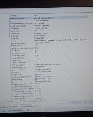 Scheda madre notebook Hp 17"