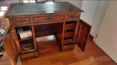 Scrivania scrittoio in noce ottocento