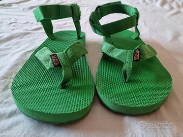 Teva Ciabatte sandali infradito verde perfette