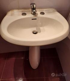 lavandino più colonna