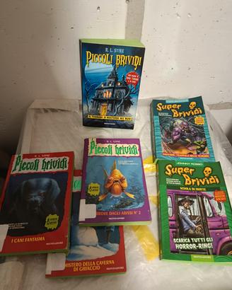 Lotto 6 Libri Piccoli Brividi + Super Brividi 