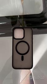 Cover Magsafe nera Iphone 15 pro max