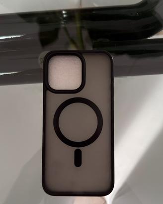 Cover Magsafe nera Iphone 15 pro max