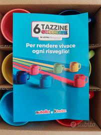 Tazzine da caffè vetro Borgonovo Nutella e Kinder