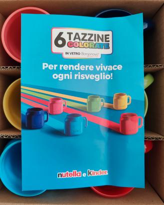 Tazzine da caffè vetro Borgonovo Nutella e Kinder