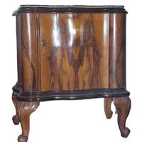 Coppia Comodini Stile Chippendale Anni 50 In Legno