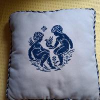 Cuscini con Angeli BLU E BIANCHI