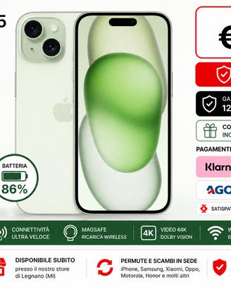 Apple iPhone 15 Green 256 GB