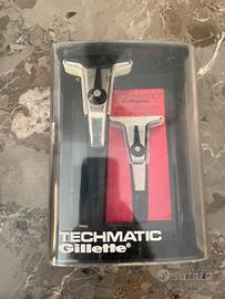 Rasoio Vintage Gillette Techmatic- custodia-istr
