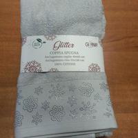 asciugamani biologici Eco compatibili GLITTER cert
