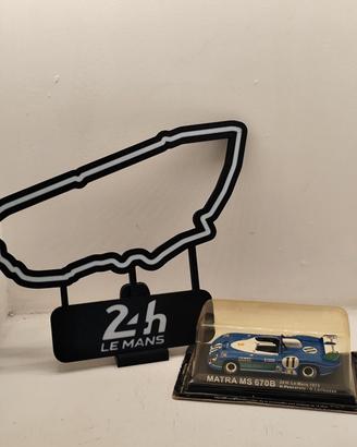 Set 24h Le Mans: Modellino Matra MS 670B 1973 