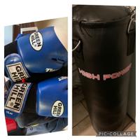 Sacco Pugilato + guanti 16oz Green Hill