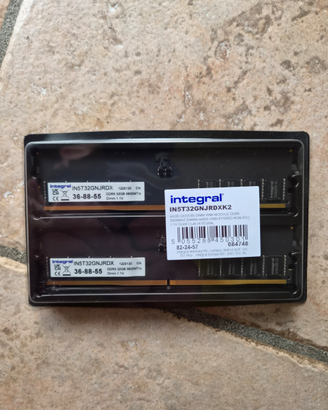 RAM Integral DDR5 64gb (2x32gb) 5600MHZ
