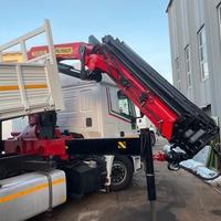 Stralis iveco con gru e ribaltabile