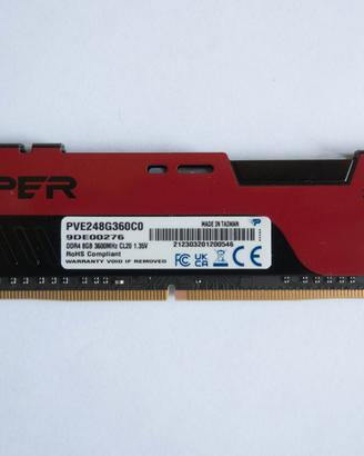 RAM DDR4 16GB Patriot Viper Elite II 3600MHz 2x8GB