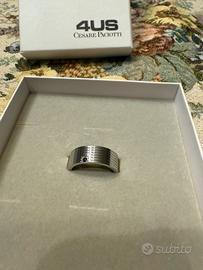 Anello cesare paciotti 4US uomo acciaio