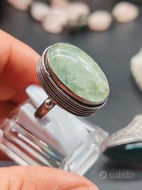 Anello vintage in Argento 925 con Pietra Naturale