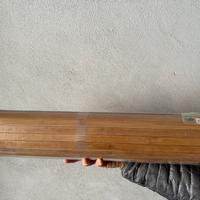 Tappeto legno bordato tessuto 54*280 nuovo