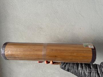Tappeto legno bordato tessuto 54*280 nuovo