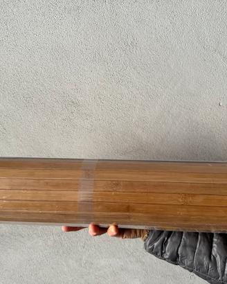 Tappeto legno bordato tessuto 54*280 nuovo